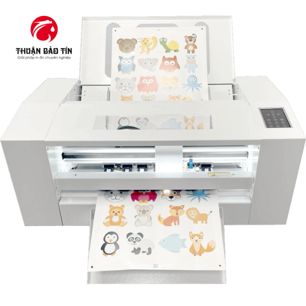 Máy cắt bế Decal tự động lên giấy - K350 