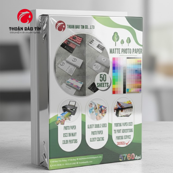 Giấy in mờ 300g 2 mặt A3 / 50 tờ ( thùng 10 xấp )